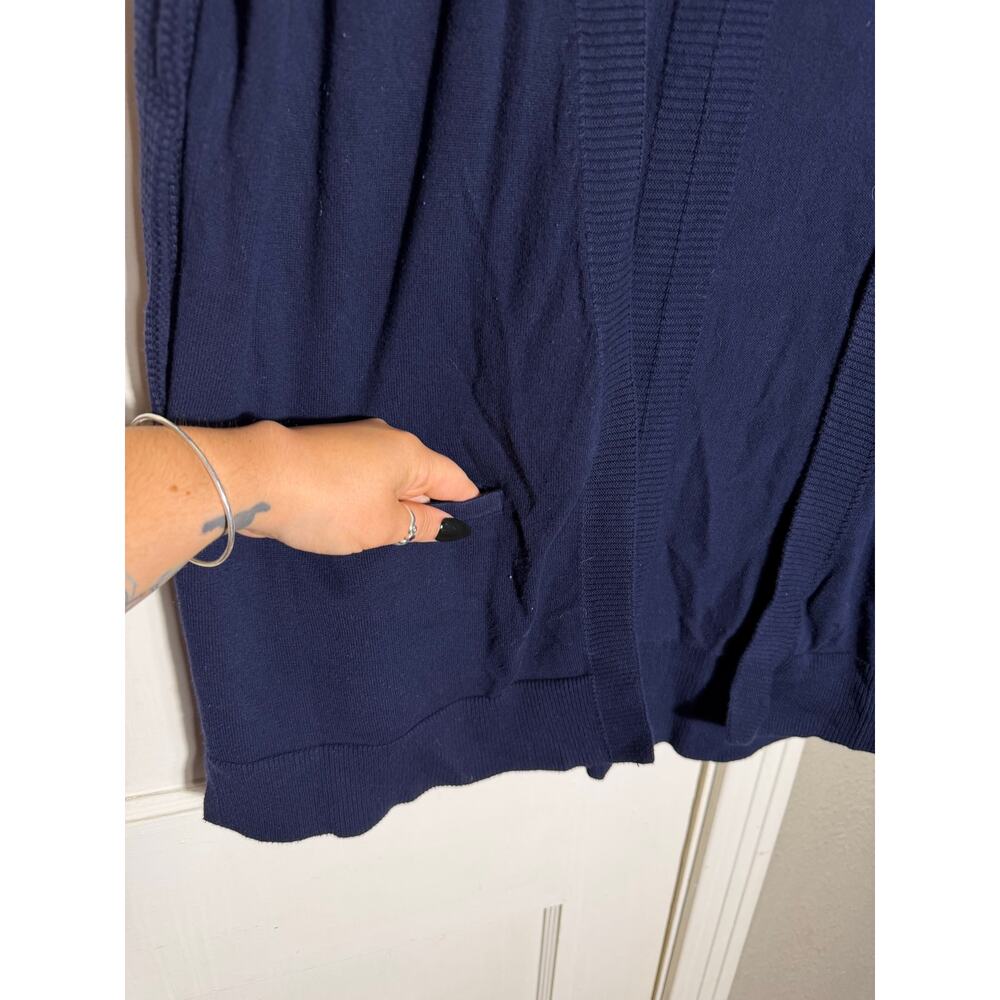 Talbots Navy Open Front Cardigan - XS - Picture 4 of 8